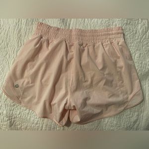 lululemon hotty hot high rise 4” shorts (strawberry milkshake) NOT SOLD ANYMORE